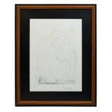 Pareja a caballo by Salvador Dalí, Grabado a la punta seca XLI / L, sold Nov 2024