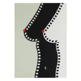 Eduardo Téllez, Póster de Cine Cien, 1996, Serigrafía sin número de tiraje
