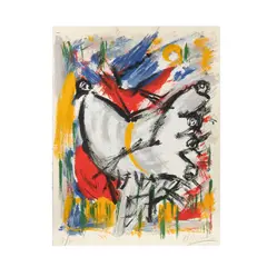 Heriberto Juárez, La paloma, 1998, Serigrafía P / T