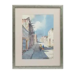 Antonio López Oliver, La calle de José Luis, Acuarela sobre papel