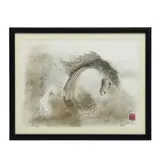 Lucille Wong, Galope en silencio, 1991, Serigrafía 121 / 270