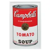 II.46: Campbell´s Soup I, Campbell's Tomato Soup by Andy Warhol, Serigrafía sin número de tiraje, sold Nov 2024