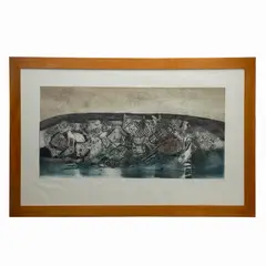 Untitled by Nelson Domínguez, Grabado al aguafuerte y aguatinta BAT, offered Nov 2024