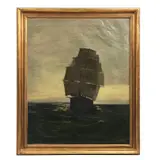 Marina by Autor No Identificado, 1911, Óleo sobre tela, sold Nov 2024