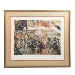 Salvador Dalí, SALVADOR DALÍ (Figueras, España, 1904 - Figueras, España, 1989), Litografia sobre papel arches AP 12 / 75