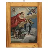 Niño Jesús Redentor, MÉXICO, SIGLO XIX, Óleo sobre tela