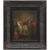 SIGLO XVIII by El Tránsito de la Virgen María, Óleo sobre madera, sold Nov 2024