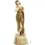 René Paul Marquet, FLAUTISTA, Escultura criselefantina con base de ónix