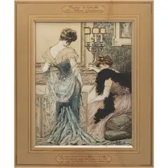Albert Guillaume, PIERRE DE TOUCHE, Acuarela sobre papel
