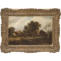 Joseph Thors, PAISAJE, Óleo sobre tela
