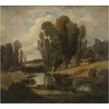 Charles Ullmann, PAISAJE, Óleo sobre tela