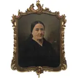 Antonio Costilla, RETRATO DE DAMA, Óleo sobre tela