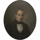 Retrato de Manuel Escandón, MÉXICO, SIGLO XX, Óleo sobre tela