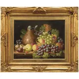 Charles T. Bale, BODEGÓN CON FRUTAS, Óleo sobre tela