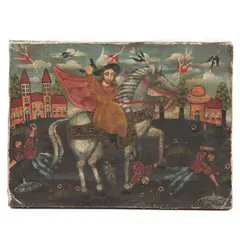 Autor Anónimo, Santiago Matamoros, Óleo sobre tela