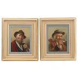 Retratos de ancianos by Autor No Identificado, Óleo sobre tela, offered Nov 2024