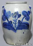 R. Butt, Elaborately-Decorated R. BUTT / W. City. D C Stoneware Crock, circa 1835, Stoneware