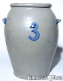 J. Miller, J. MILLER / ALEX (James Miller, Alexandria, VA) Stoneware Jar, circa 1824-26, Stoneware