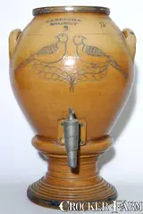 L & B G Chace, L. & B.G. CHACE / SOMERSET Massachusetts Stoneware Water Cooler, circa 1845-1882, Stoneware