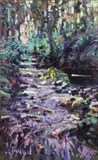 Arthur Maderson, Towards Sunset Gle Shelane, Co Waterford, Oil on Board
