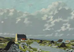 Connemara by Ciaran Clear, Oil on Board, sold Mar 2025