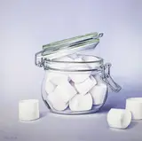 David French Le Roy, Marshmallows, Oil on Canvas