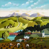 Desmond Kinney, Stacking Turf, West of Ireland