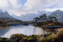 Eileen Meagher, Derryclare Lough, Connemara, Oil on Canvas