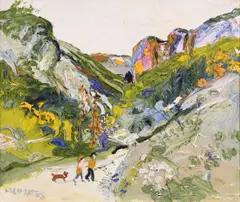 Fred Yates, La Motte, Pommerol, Oil on Canvas