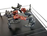 Patrick O'Reilly, Boxing Ring, Bronze on Stainless Steel. Unique from a series.