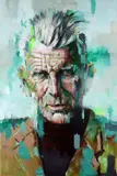 Tom Byrne, Beckett, Oil on Canvas