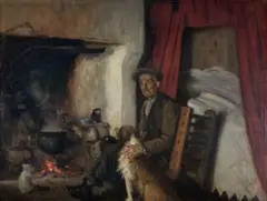 William Crampton Gore, The Boiling Pot, Oil on Canvas