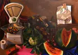Geraldine O'Neill, Watermelon, Oil on Canvas