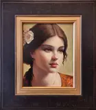 Ken Hamilton, Bella, Oil on Board