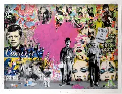 Thierry Guetta, Juxtapose, Screenprint in colours on wove paper. Signed and numbered 1 of 125
