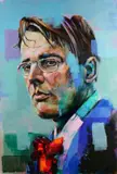 Tom Byrne, W B Yeats, Oil on Canvas