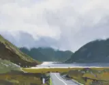Alex McKenna, Delphi Valley, Oil on Board