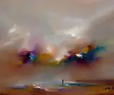 Caroline McVeigh, No Restrictions, Oil on Board