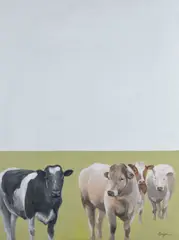 Debbie Chapman, The Lads, Acrylic on Canvas