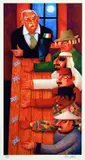 Graham Knuttel, Albert Reynolds, Limited Edition Print. Artist's Proof.