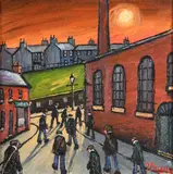James Downie, The Early Shift, Oil on Canvas