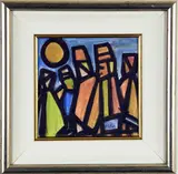 Five Figures by Markey Robinson, Gouache, sold Mar 2025