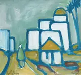 North Africa by Markey Robinson, Gouache, sold Mar 2025