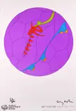 Michael Craig-Martin, German World Cup Poster, Serigraph. Signed and Numbered. Edition 60 of 800.