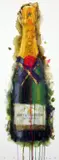 Spillane, Moet Bottle, Oil on Canvas