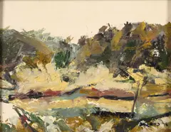March Lough by Brian Ballard, Oil on Board, sold Jun 2025