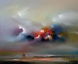 Caroline McVeigh, When Life is Sweet Again, Oil on Board