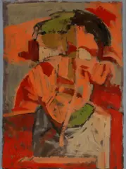 Lorcan Walsh, Head II, Acrylic