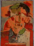 Lorcan Walsh, Head II, Acrylic