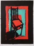 Neil Shawcross, Chair Print, Limited Edition Print. Artist's Proof.